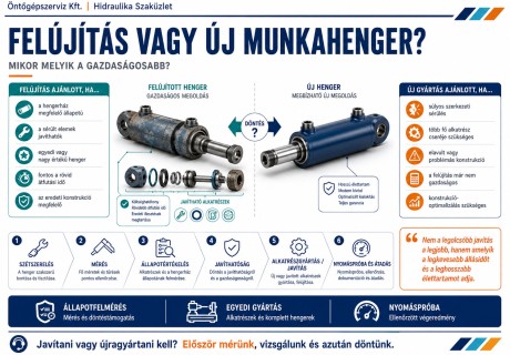 Munkahenger-felújítás vagy új henger gyártása?