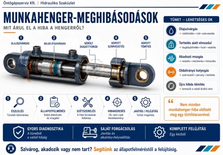 Munkahenger-meghibásodások